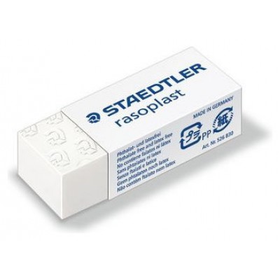 GOMA DE BORRAR RASOPLAST (42X19X13 MM) STAEDTLER 526 B30 (MIN30) (Espera 4 dias)